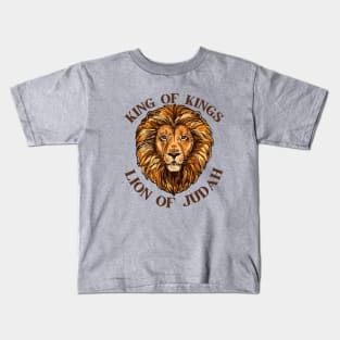 King of Kings, Lion of Judah Kids T-Shirt